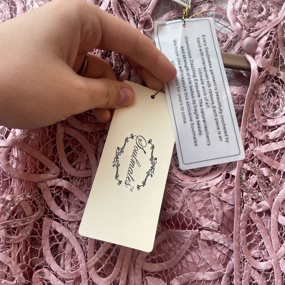 NWT Soulmates Collar Dress (Pink) - Picture 4 of 4